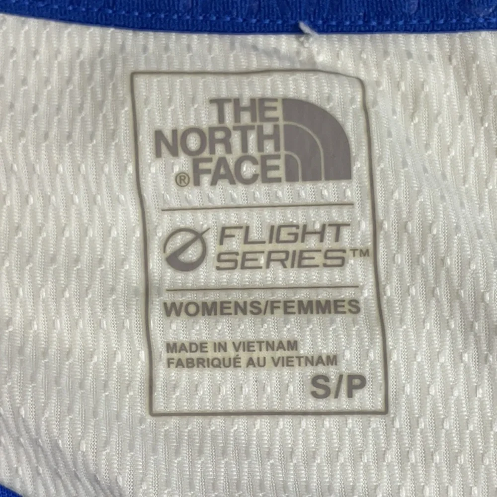 The North Face Womans Small Petite Blue‎ Short Sleeve Flight Series Shirt - Picture 4 of 6